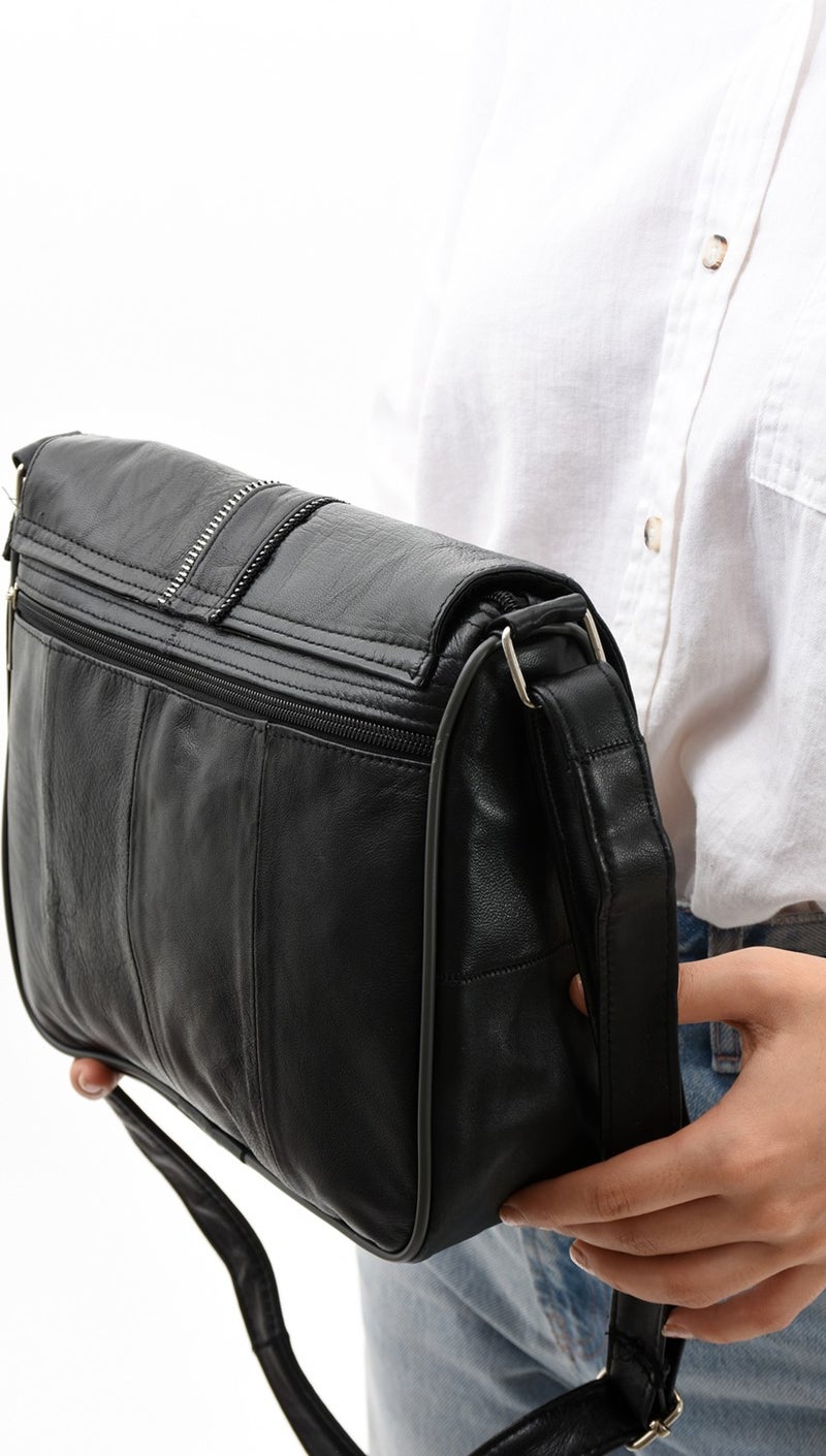 Erzeno Leather Large Size Crossbody Casual Shoulder Bag  - Image 4