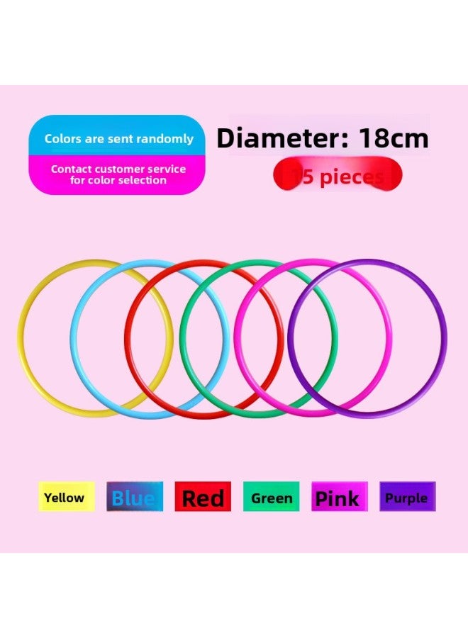 Ring Toss Stall Toy Night Market Street Stall Ring Toss Children's Game Wedding Plastic Throwing Ring Props Full Set 
