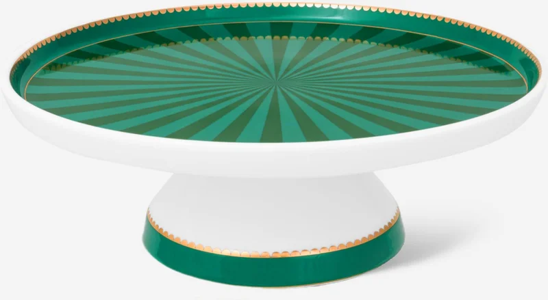 Pip Studio Love Birds Green Porcelain Cake Stand 24 cm