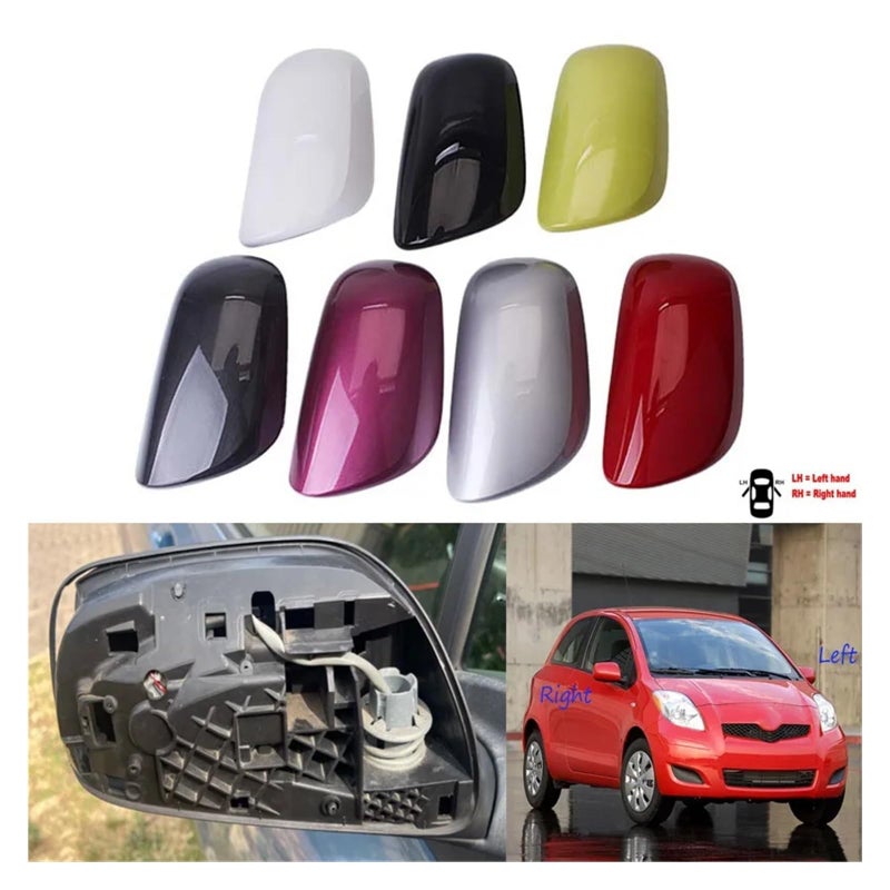 Rearview Mirror Cover Shell Case Huanyu Blue Right For Toyota Yaris 2006 2011 - Image 3