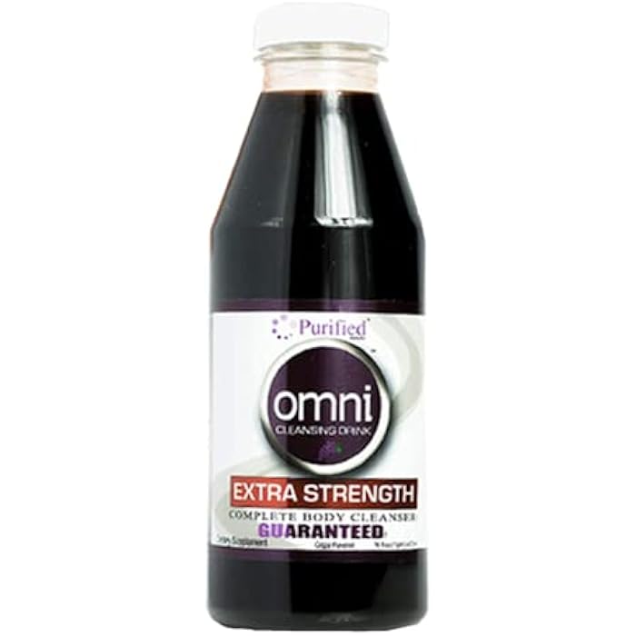 Wellgenix Omni Herbal Cleanse Detox Drink - 16oz Grape Flavor - Detox Cleanse - Quick One Hour Detox Drink - Flush Your System of Toxins for a Full Body Detox Cleanse - Image 1