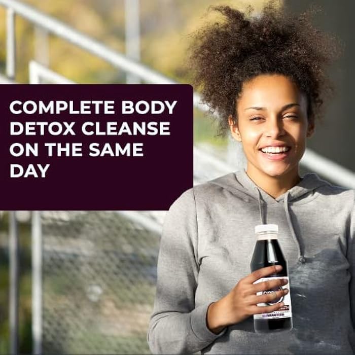 Wellgenix Omni Herbal Cleanse Detox Drink - 16oz Grape Flavor - Detox Cleanse - Quick One Hour Detox Drink - Flush Your System of Toxins for a Full Body Detox Cleanse - Image 4