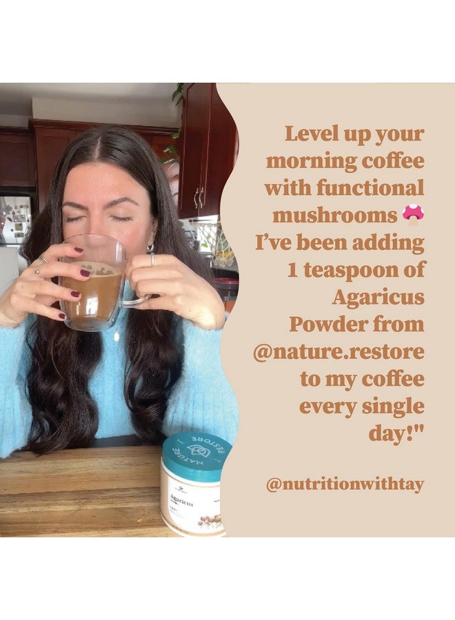 Nature Restore Agaricus Blazei Murill Extract Mushroom Powder, 4 Ounces, 40% Polysaccharides, Non GMO, Gluten Free - Image 4