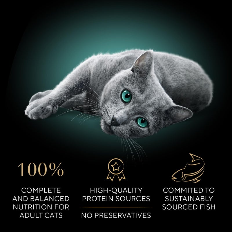 Sheba Wet Food Sheba Perfect Portions Wet Cat Food Cuts in Gravy Variety Pack, Sustainable Salmon, Sustainable Tuna, and Delicate White Fish & Tuna Entree, 2.6 oz., Twin-Pack Trays, (24 Count, 48 Servings) - Image 4