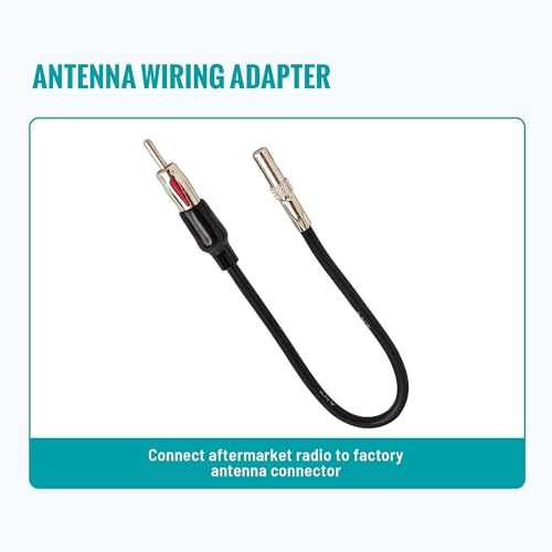 NuIth Radio Wiring Harness with Antenna Adapter Fits for Chevrolet 08-15 Express/07-14 Silverado/Sierra/Suburban, GMC 07-14 Yukon 06-15 Savana 07-12 Cadillac Escalade Aftermarket Stereo Cable Adapter - Image 5