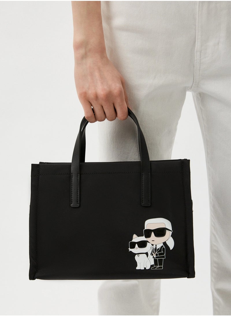 Karl Lagerfeld Paris Karl Lagerfeld Paris Handbag in Black  - Image 5
