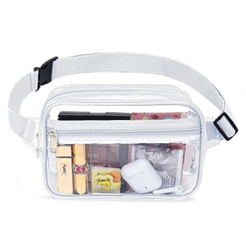 Clear Fanny Packs for Women - Stadium Approved Crossbody Bags - Image 1