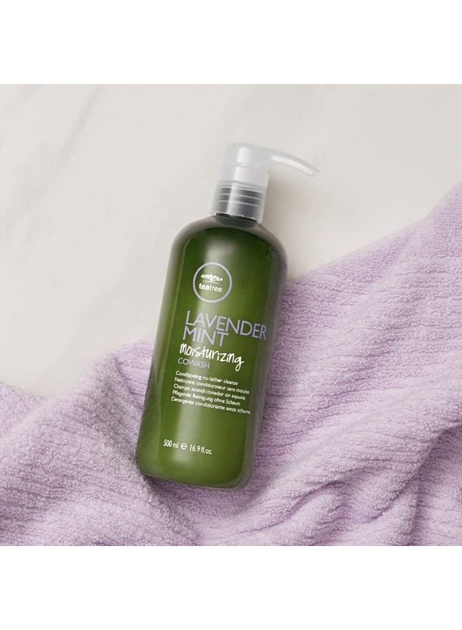 Tea Tree Lavender Mint Moisturizing Cowash, Cleansing Conditioner, For Coarse, Curly + Dry Hair, 16.9 fl. oz. - Image 2