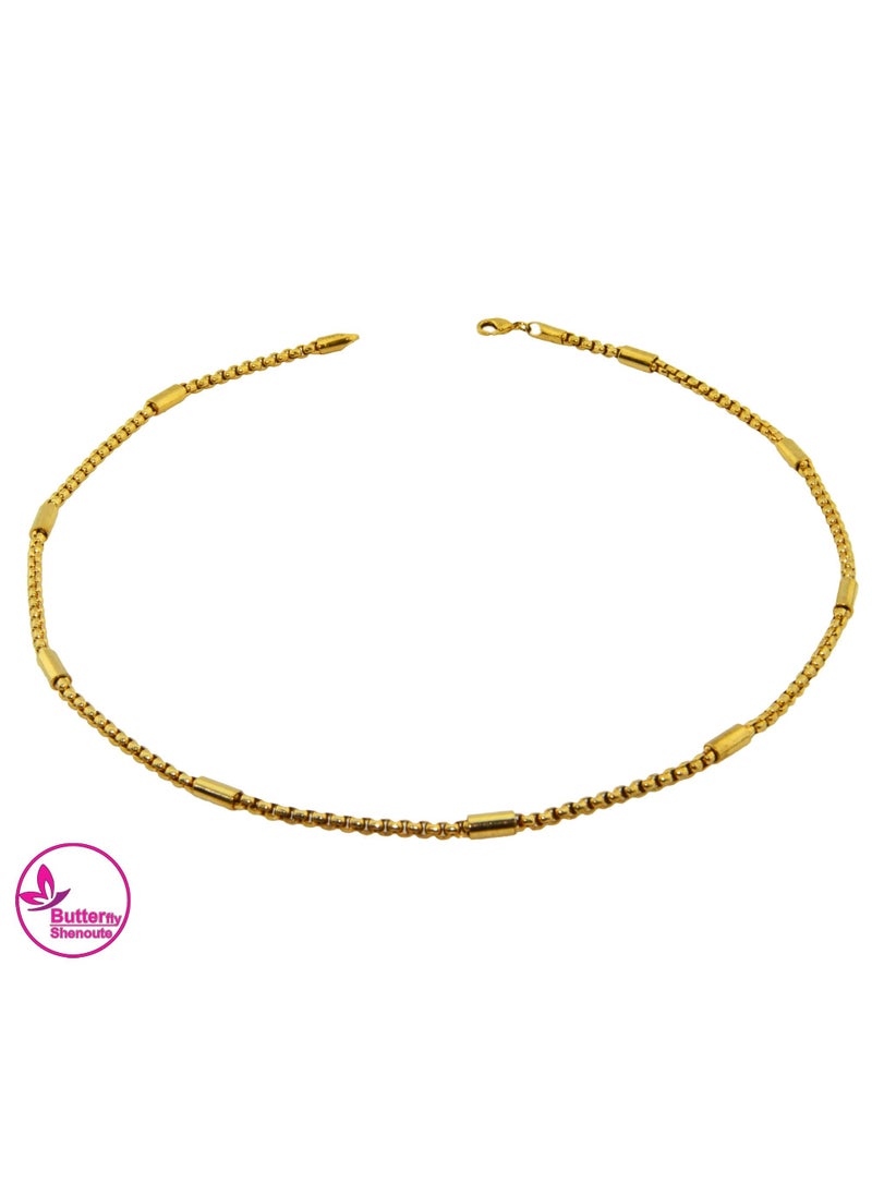 BUTTERFLY Platinum-plated Chain For Men And Women - Golden Color  - Image 1