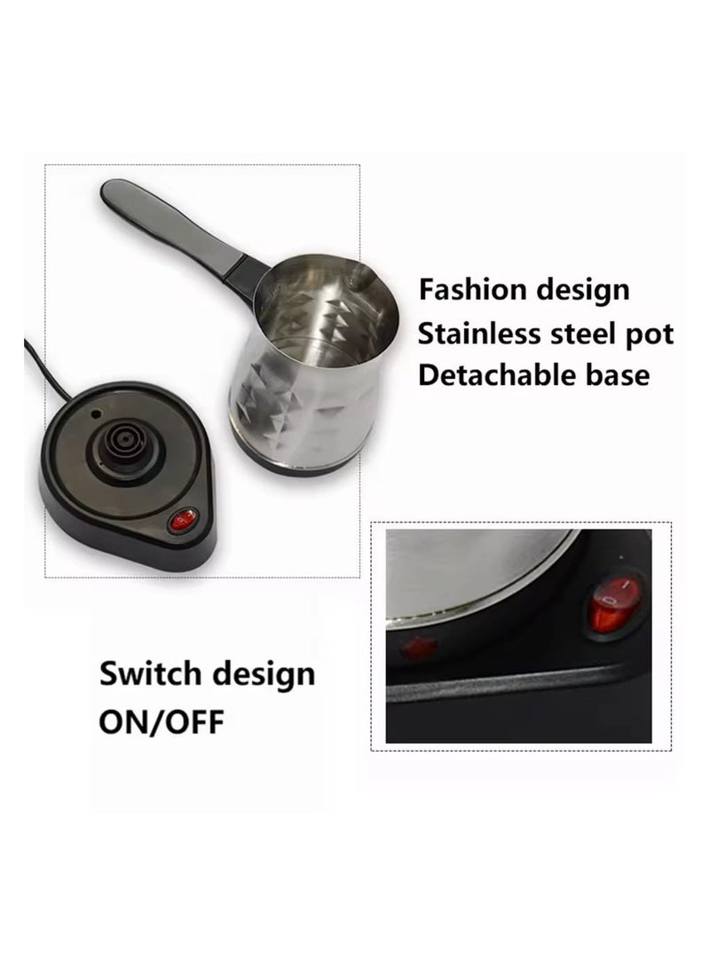 Turkey Coffee Pot Electric Coffee Maker Italian Mocha Pot Greek Turkish Coffee Machine Easy Portable for Household Office - Image 3