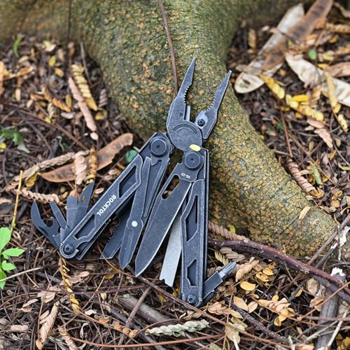 ROCKTOL Multitool, VG-10 Blade, 29-in-1 Multitool Pliers with Replaceable Wire Cutters and Saw, Heavy-duty Stainless Steel Multi-tool Set and Nylon Sheath for Camping Survival multi tool for Man - Image 2
