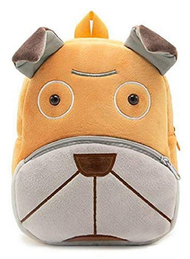 blue tree Kids School Bag Combo Soft Plush Backpack Cartoon Bags Mini Travel Bag for Children Girls Boys (Monkey & Sherpi Dog) - Image 3