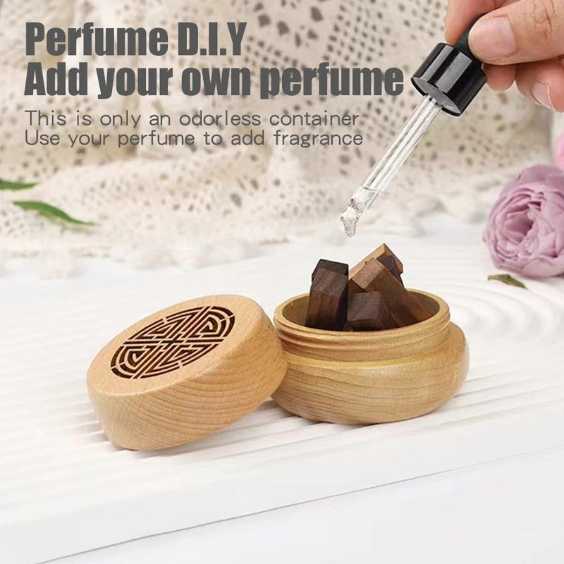 Ancient Portable No Perfume DIY Fragrance Wooden Box Aroma Diffuser - Home & Car Decor - Image 3
