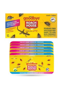 Goodbye Roach Cockroach Trap - Effective Pest Control Solution for Home and Office (1x5 Nos)  - Image 1
