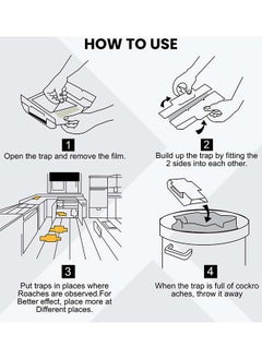 Goodbye Roach Cockroach Trap - Effective Pest Control Solution for Home and Office (1x5 Nos)  - Image 3
