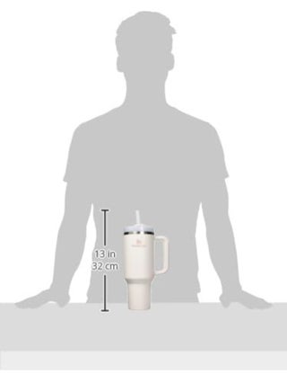 Stanley Style 40oz Insulated Tumbler FlowState 3-Position Lid Reusable Straw Double Wall Vacuum Cold Hot Drinks (Rose Quartz 2.0) - view 4