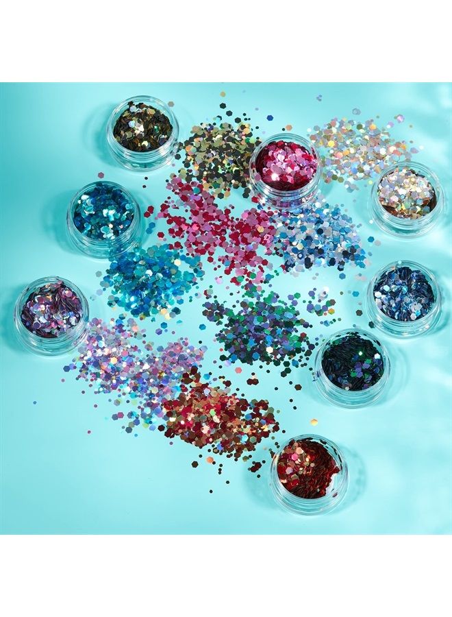 Moon Glitter غبار لامع غامض من مون غليتر - 100% غبار تجميلي للوجه والجسم والأظافر والشعر والشفتين - 3 جرام - خرافة - Image 5