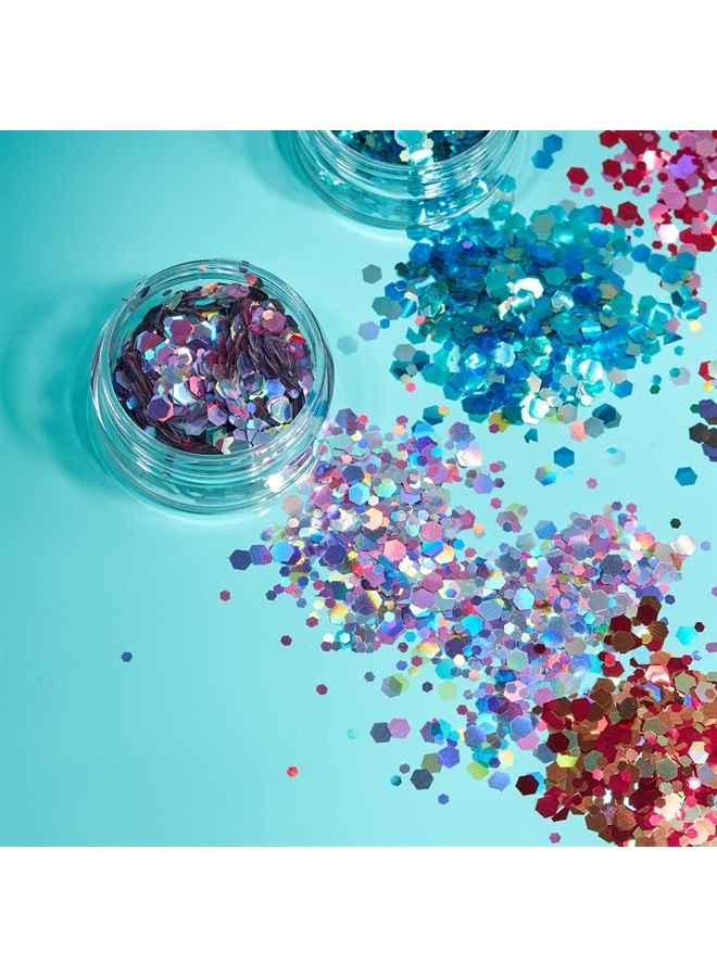 Moon Glitter غبار لامع غامض من مون غليتر - 100% غبار تجميلي للوجه والجسم والأظافر والشعر والشفتين - 3 جرام - خرافة - Image 3