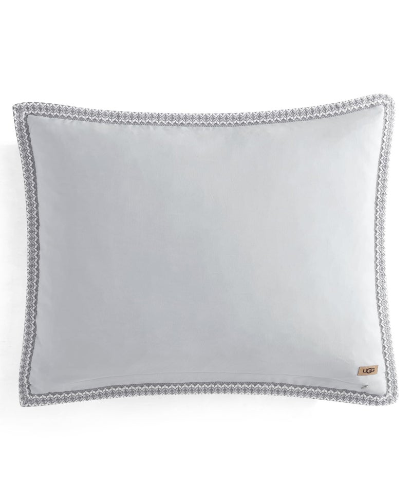 UGG Devon Braid Twin/Twin XL Quilt Set â€“ Soft Lightweight 3-Piece Bedding with Quilt and Shams, Hypoallergenic & Breathable, Twin/Twin XL, Gray Violet - Image 3