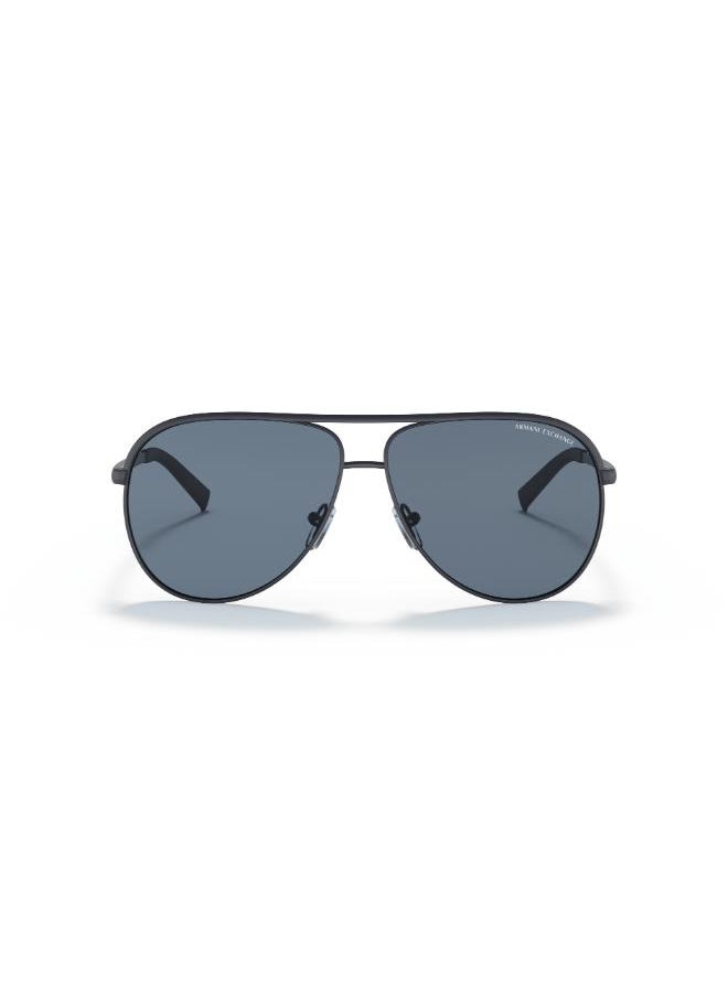 Armani Exchange Full Rimmed Pilot Sunglasses 0AX2002 61 60992V  - Image 3