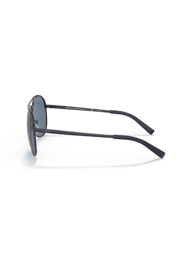 Armani Exchange Full Rimmed Pilot Sunglasses 0AX2002 61 60992V  - Image 2