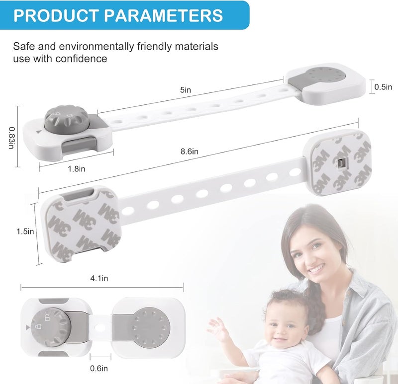UREVO Baby Safety Lock - Pack of 6 - Image 3