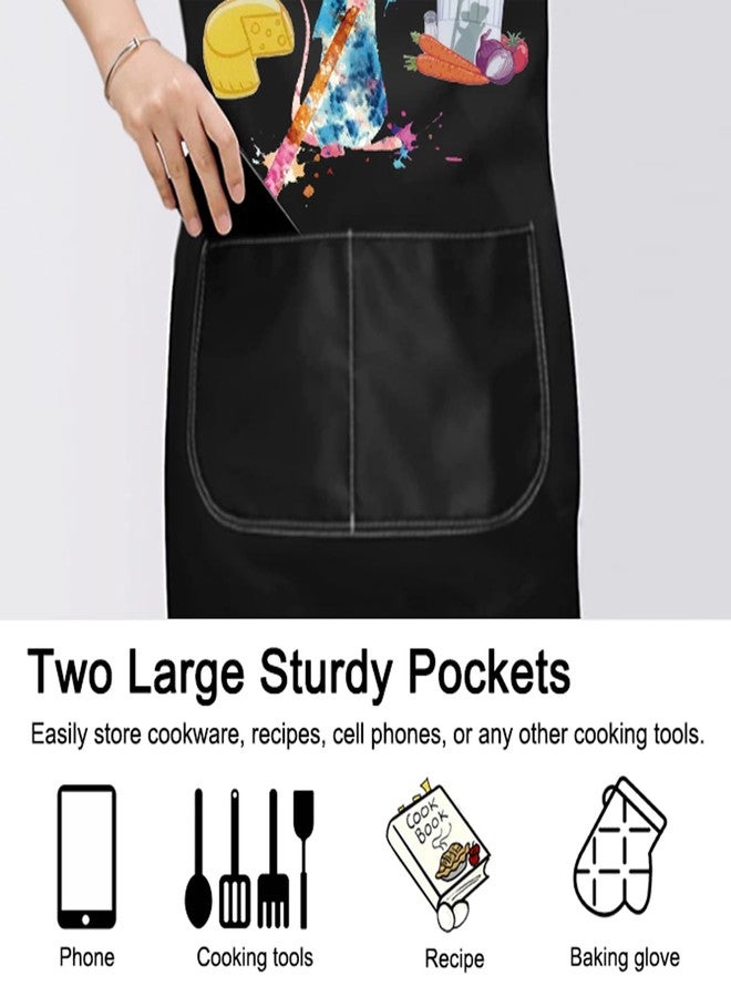 PXTIDY Rat Kitchen Apron With Pockets Remy The Rat Movie Fans Gift Apron For Cooking Waterproof Adjustable - Image 4