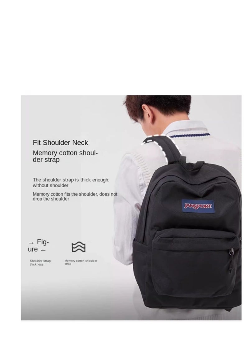 Big Student Backpack Black