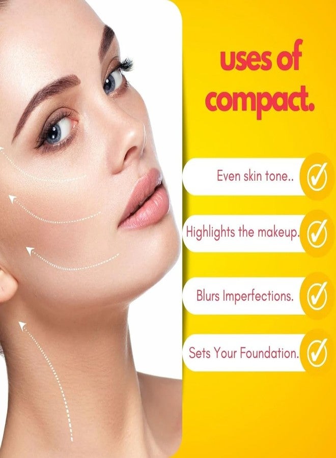 أدبيني بودرة مضغوطة مستوردة من أدبيني، 2 في 1، مع عامل حماية من الشمس SPF 15 | لمسة نهائية مطفية مثالية وتحكم في الزيوت للبشرة الآسيوية، درجة اللون 02 - Image 4