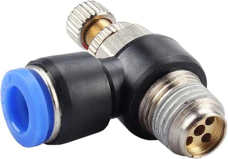 Pneumatic Throttle Valve Speed Regulator 1 2 Inch BSP 12mm OD Hose - Image 3