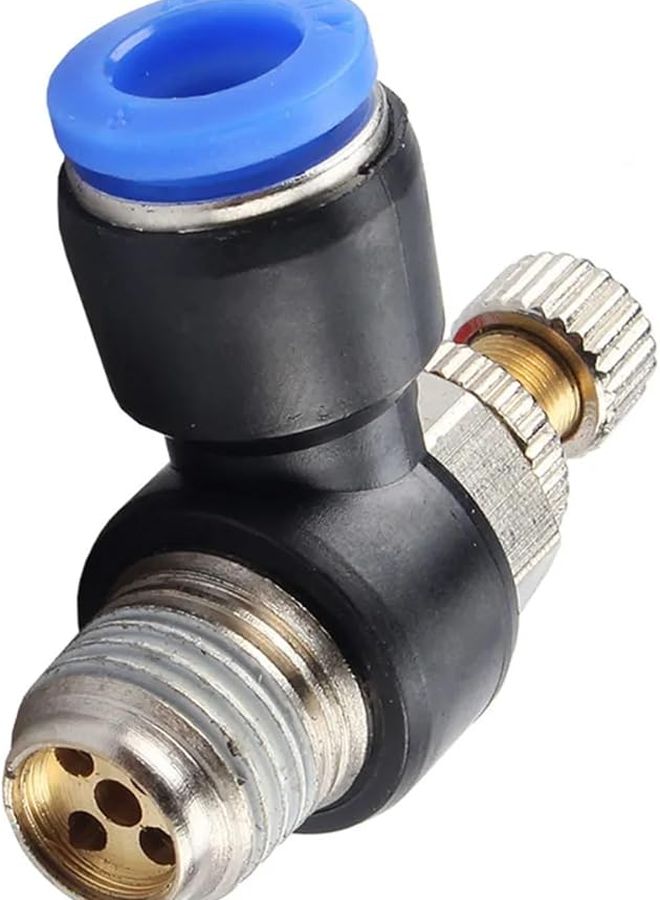 Pneumatic Throttle Valve Speed Regulator 1 2 Inch BSP 12mm OD Hose - Image 5
