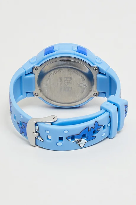 أر أند بي Round Dial Digital Watch
