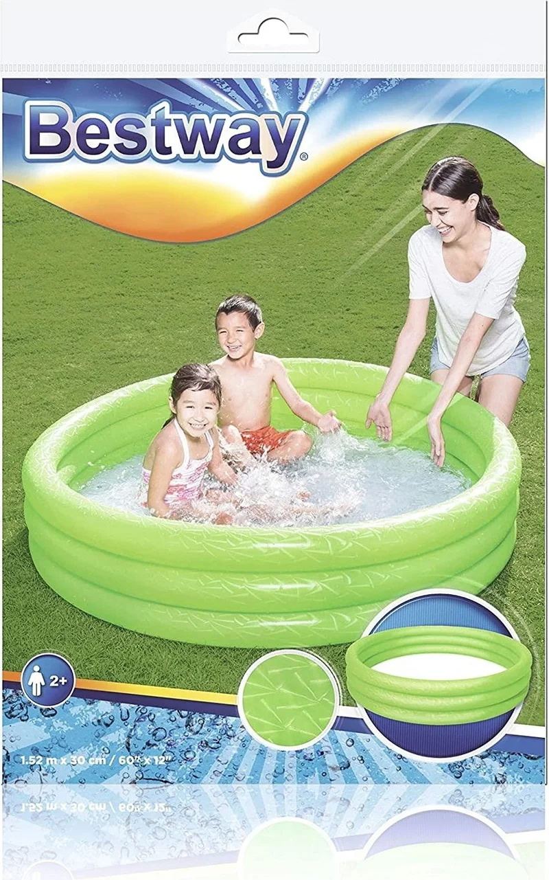 Bestway 62008 with Pump - 51026, 3 Sections Children's Pool, 152X30 cm