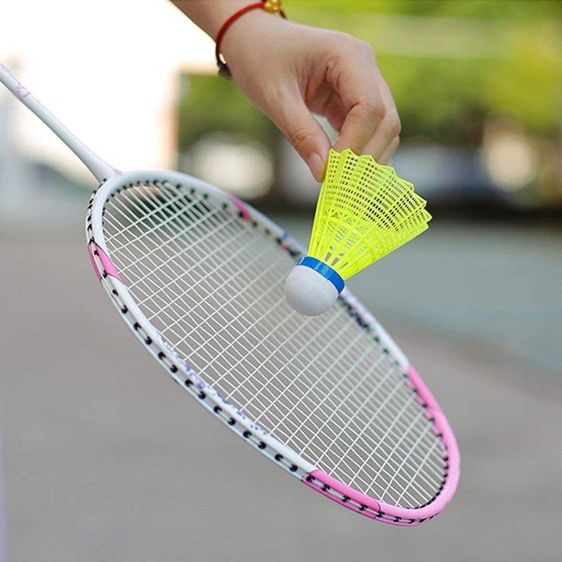 ZHENAN 12-Pack Advanced Nylon Feather Shuttlecocks,77 Grains-High Speed Badminton Balls (Yellow,Nylon) with Great Stability and Durability,Indoor Outdoor Sports Hight Speed Training Badminton Birdies - Image 2