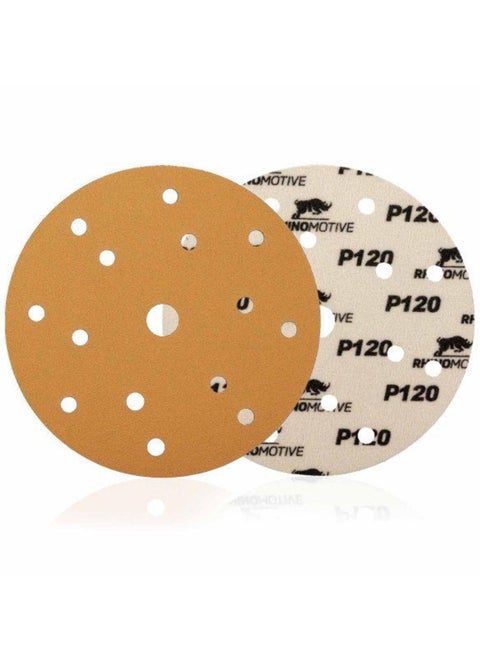 MULTI-PURPOSE GOLD ABRASIVE DISC Grit 120 100 Pcs per Box