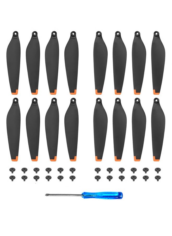 Realfrog - (16 Pcs) Low-Noise Propellers for DJI Mini 4 Pro/Mini 3 Pro – Quick-Release Replacement Blades, Compatible with DJI Mini Series Drones - Image 1