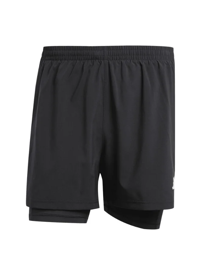 Adidas adidas OTR B S 2in1 M Black Running SHORTS for Men - XS