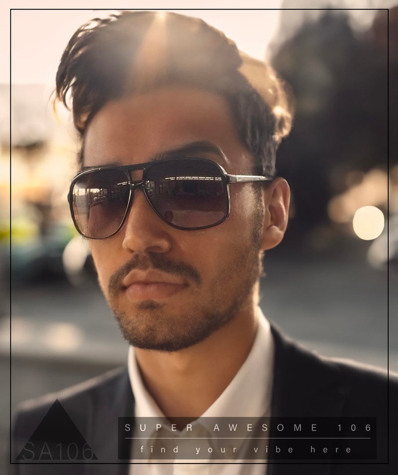 SA106 Oversize Large Thin Plastic Racer Mens Sport Sunglasses Tortoise - Gradient Brown - Image 2