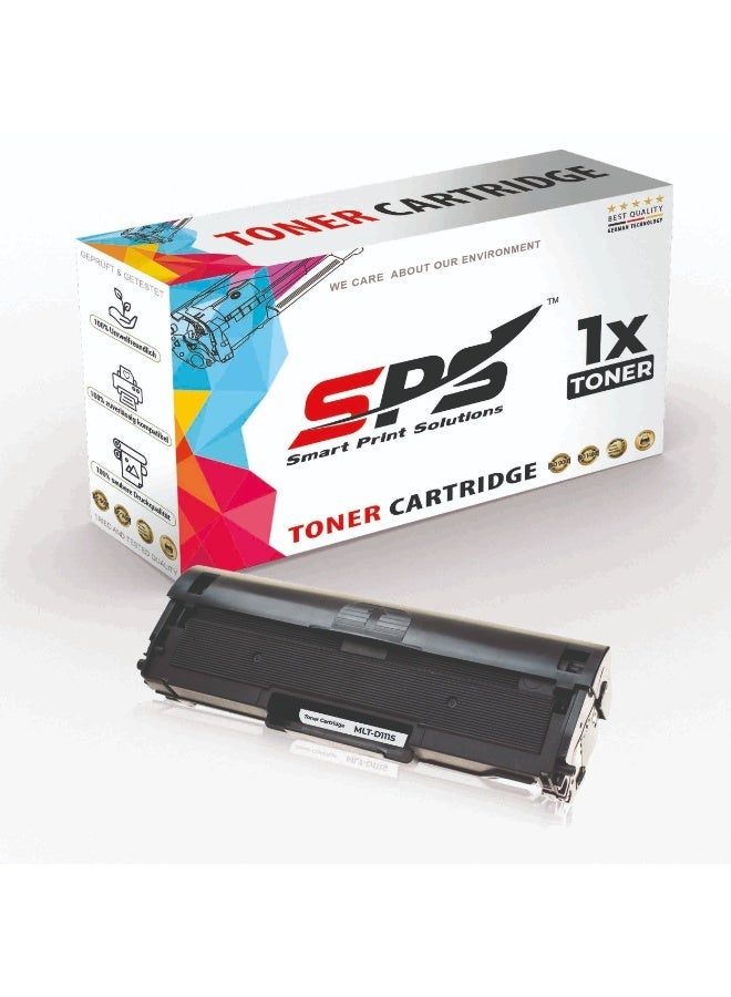 Smart Print Solutions SPS Compatible Toner Cartridges for Samsung - MLT-D111S | 1x Black | Yield Upto 1,000 Pages - Image 1