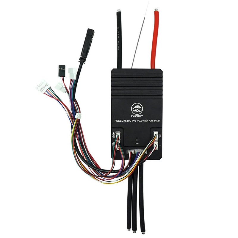 FLIPSKY 75100 Pro V2.0 with Aluminum PCB with Power Button Based on VESC for Electric Skateboard/Scooter/Ebike Speed Controller - Image 3