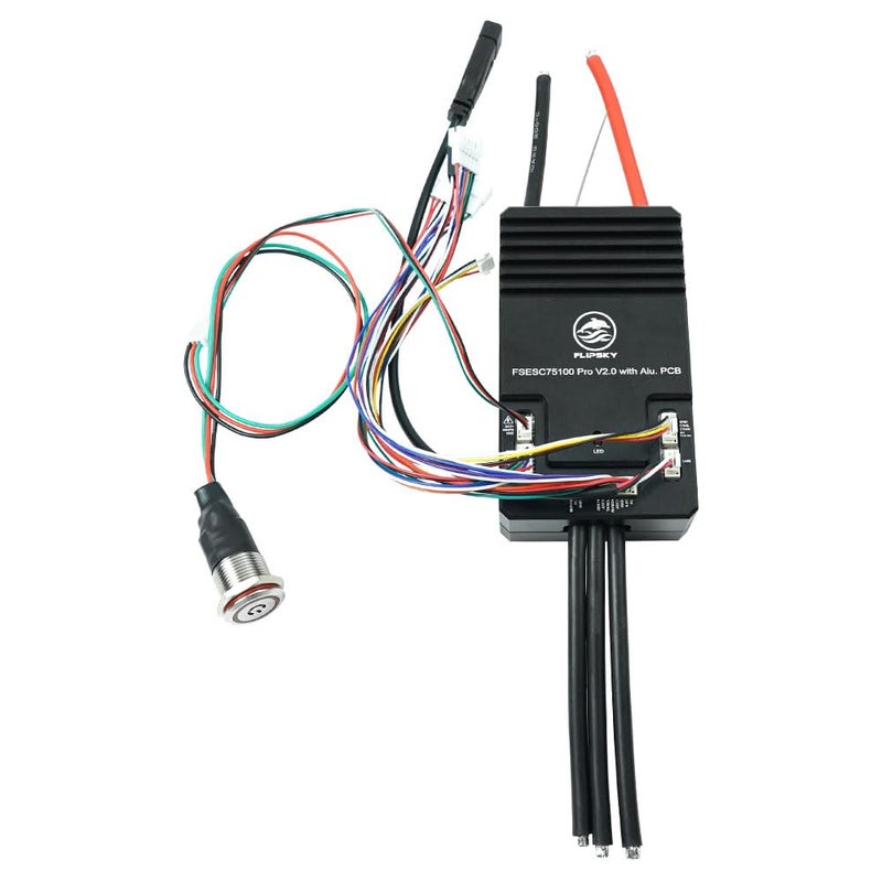FLIPSKY 75100 Pro V2.0 with Aluminum PCB with Power Button Based on VESC for Electric Skateboard/Scooter/Ebike Speed Controller - Image 1