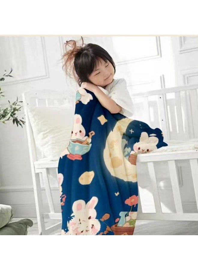 general Flannel thin blanket (warm and comfortable, suitable for sleep, gaming, dust removal and sandproof) 150cm*200cm - 39 - Image 1