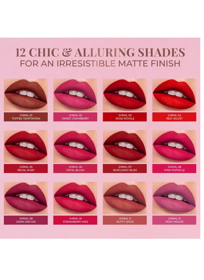 Just Herbs Just Herbs Relaxed Matte Liquid Lipstick 4ml Pink Popsicle  - Image 3