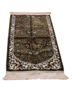 سمارت هوم سجادة صلاه فنتازي أولترا تركية كبيرة منقوشة مبطنة/شرشف صلاة 66X120 سم  - Image 1