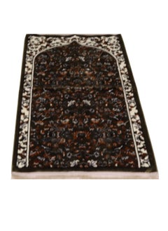 سمارت هوم سجادة صلاه فنتازي أولترا تركية كبيرة منقوشة مبطنة/شرشف صلاة 66X120 سم  - Image 5