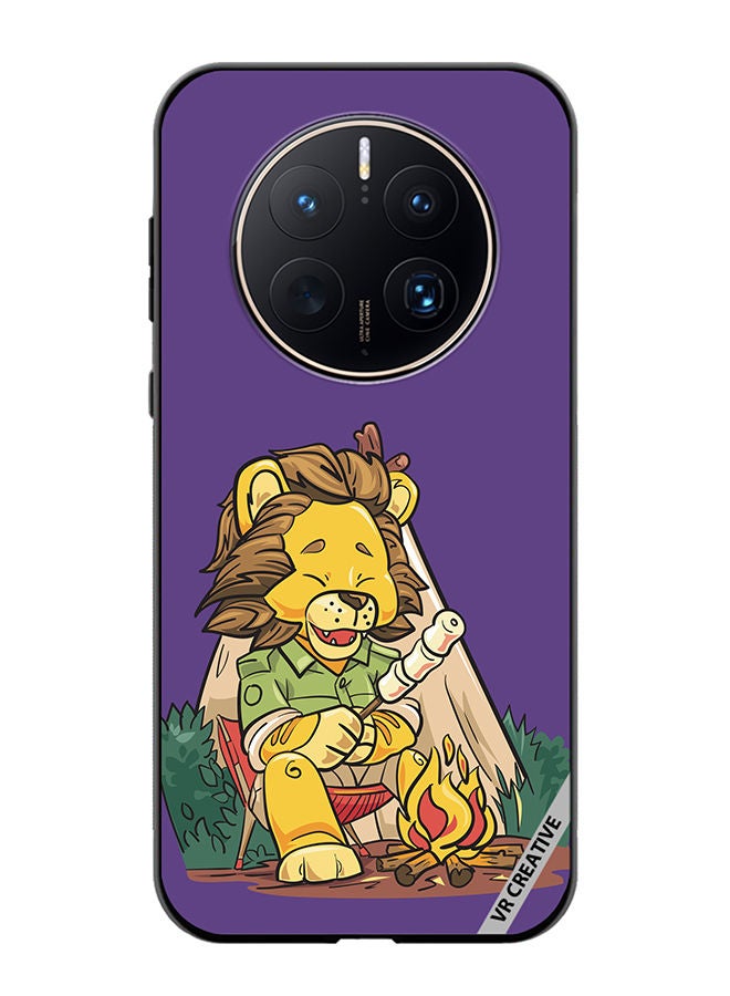 VR CREATIVE Protective Case Cover For Huawei Mate 50 Pro Lion Chilling Design Multicolour - Image 1