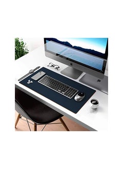 Aothia Mouse Mat Small protector Pad - Multifunctional Dual-sided Office Mouse Pad,Smooth Surface Soft Desk Pad, Waterproof Mouse Mat for Mousetop, Pu Leather Mouse Cover for Office/Home