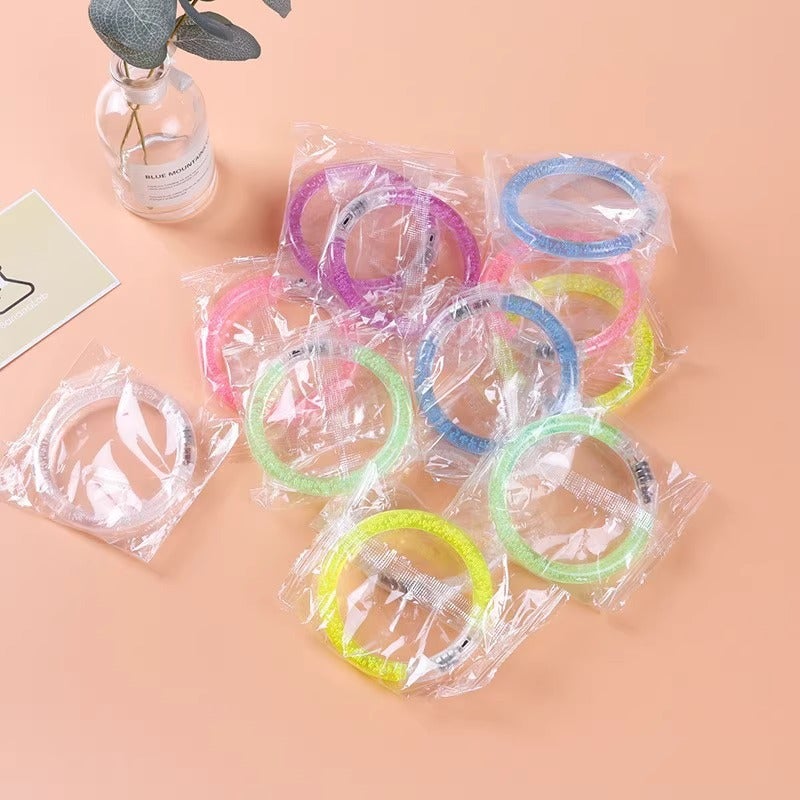 WU Glowing Bracelet Kids Toy - Neon Light-Up Party Accessory - Image 4