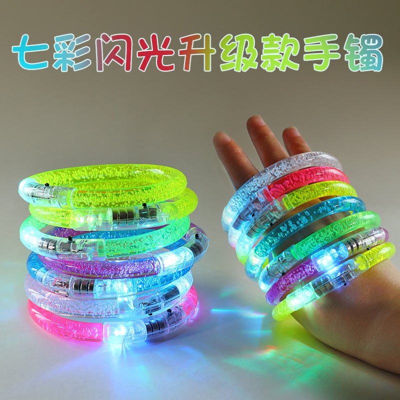 WU Glowing Bracelet Kids Toy - Neon Light-Up Party Accessory - Image 2