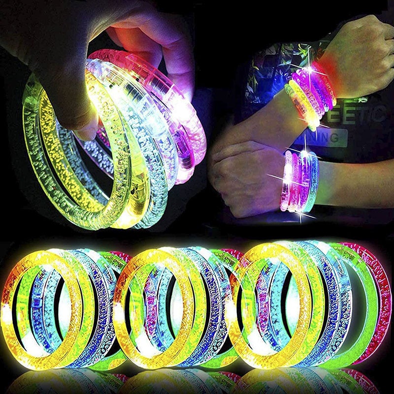 WU Glowing Bracelet Kids Toy - Neon Light-Up Party Accessory - Image 1